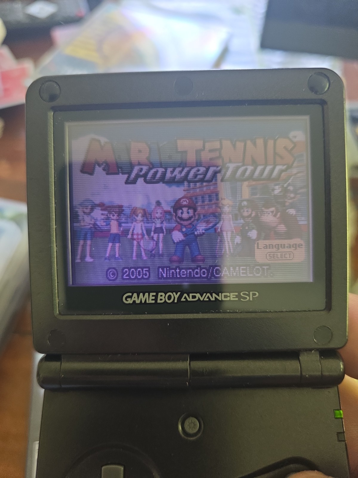 Nintendo Game Boy Advance SP Handheld – Onyx Black Very Clean Screen No Charger