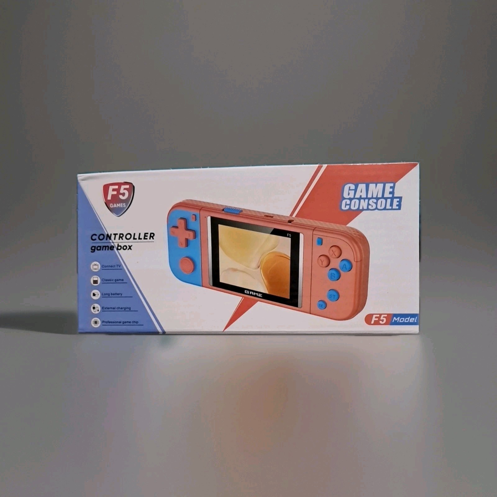 F5 Games Controller Game Box Game Console 620 Games With Rechargeable Batteries