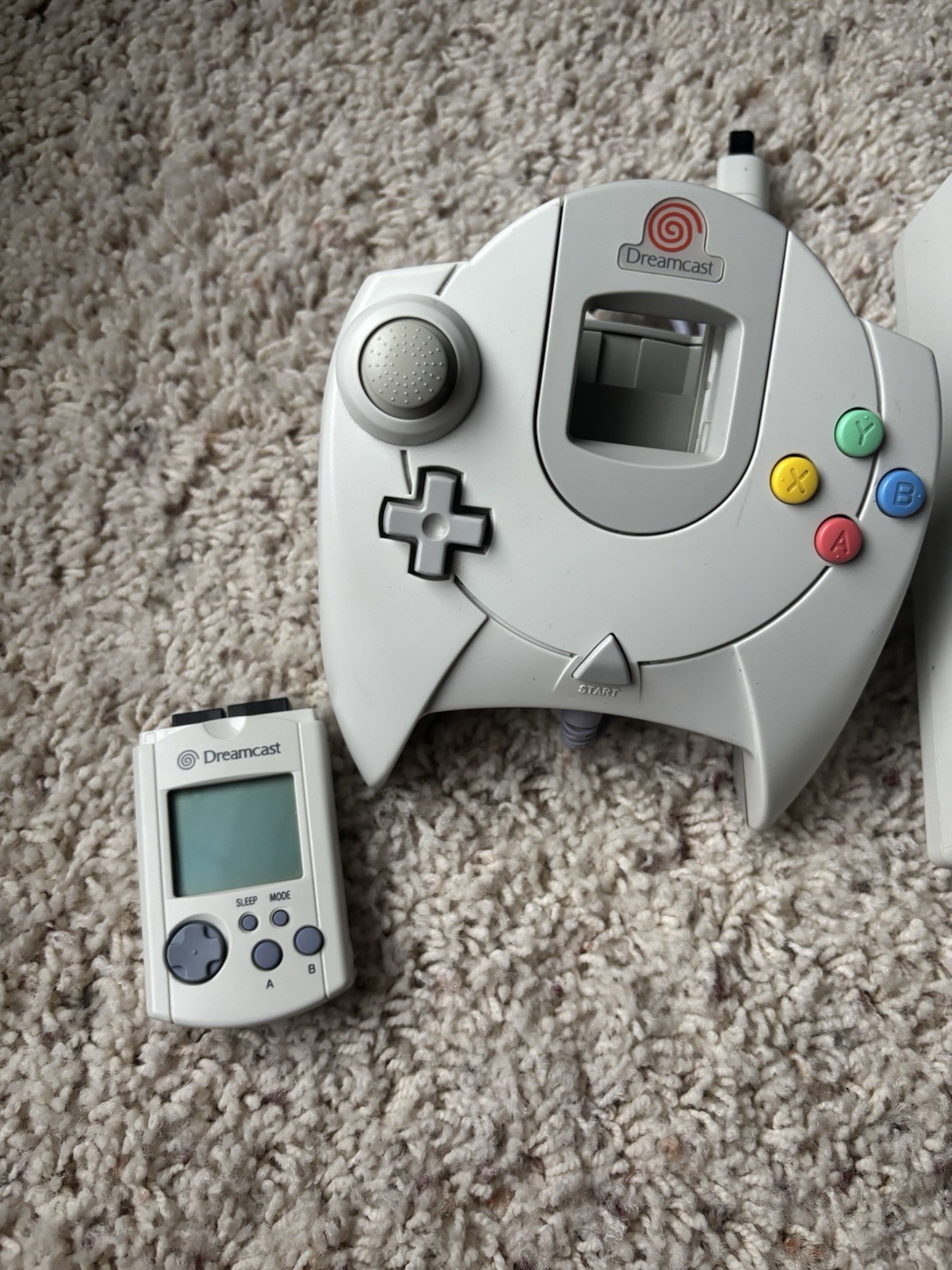 Sega Dreamcast Console BUNDLE HKT-3020 w/ Sonic Adventure 2! OEM Controller, VMU