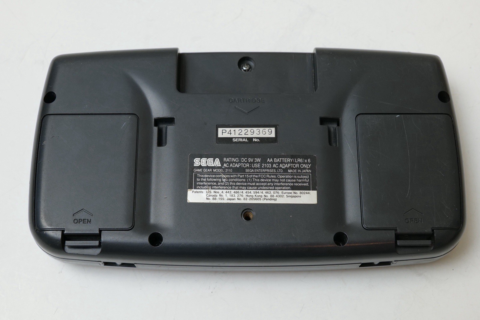 SEGA Game Gear Handheld Console Black MPN 2110 NTSC-U/C Color Screen
