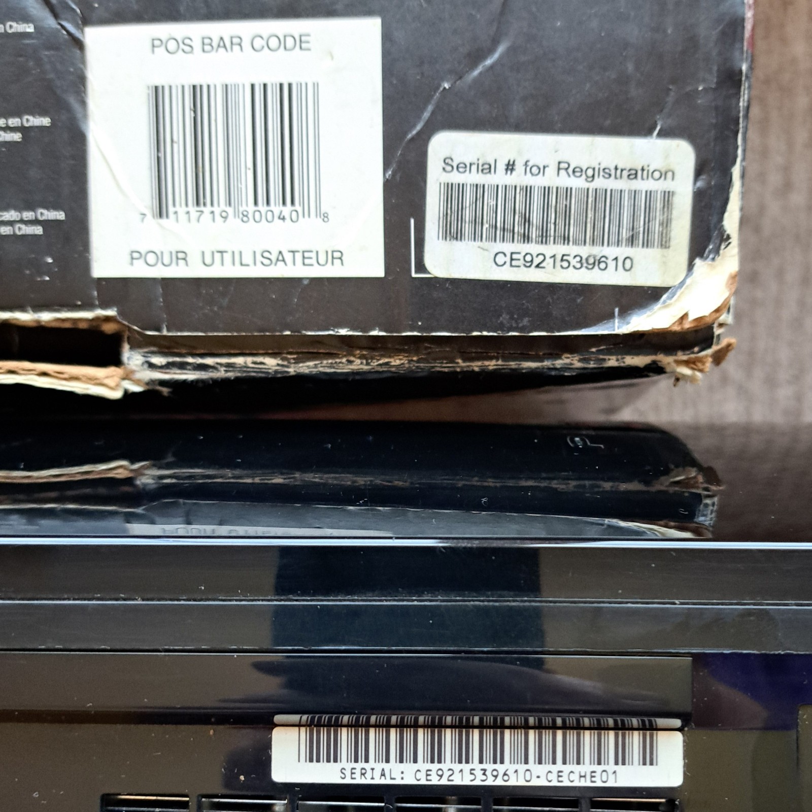 Sony PlayStation 3 CECHE01 Backwards Compatible Console w/ Box NOT READING DISCS