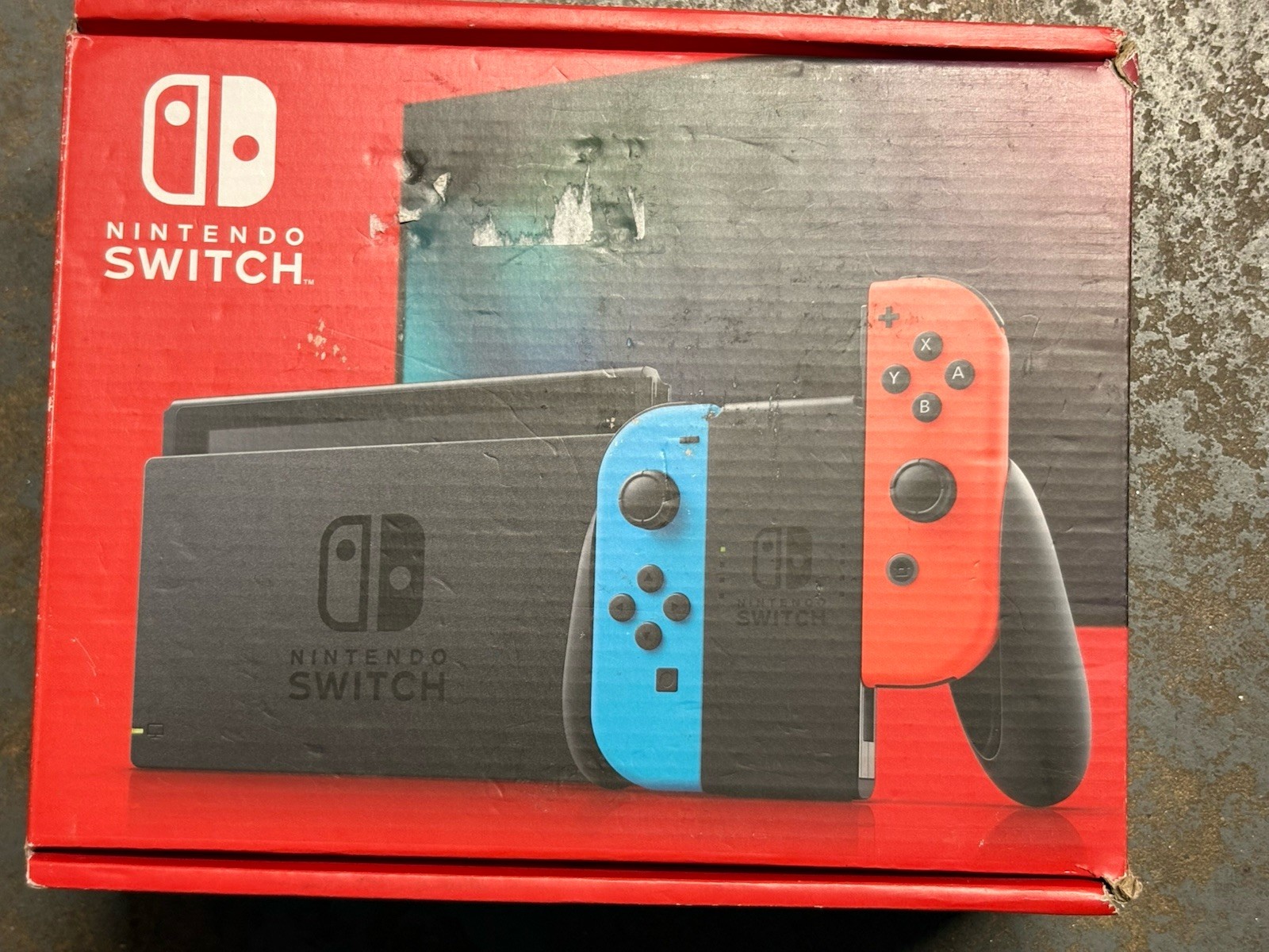 Nintendo Switch Neon Blue and Neon Red Joy-Con HAC-001 Japanese Version