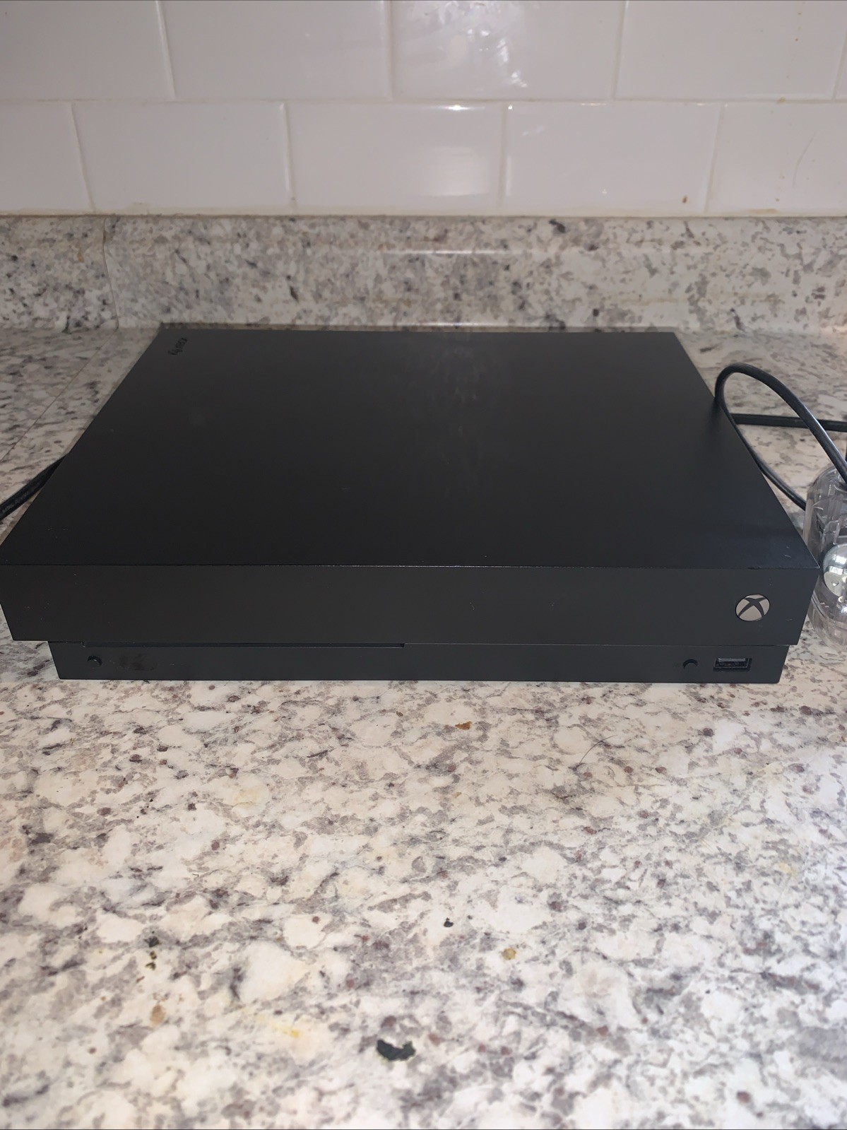 Microsoft Xbox One X (1787) 1TB Black Console Wired Controller, Power Cord Works