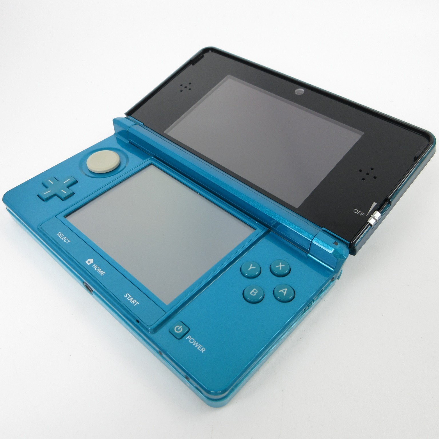 【Near Mint】Nintendo 3DS Aqua Blue Console Japanese Edition #DEN0525/03