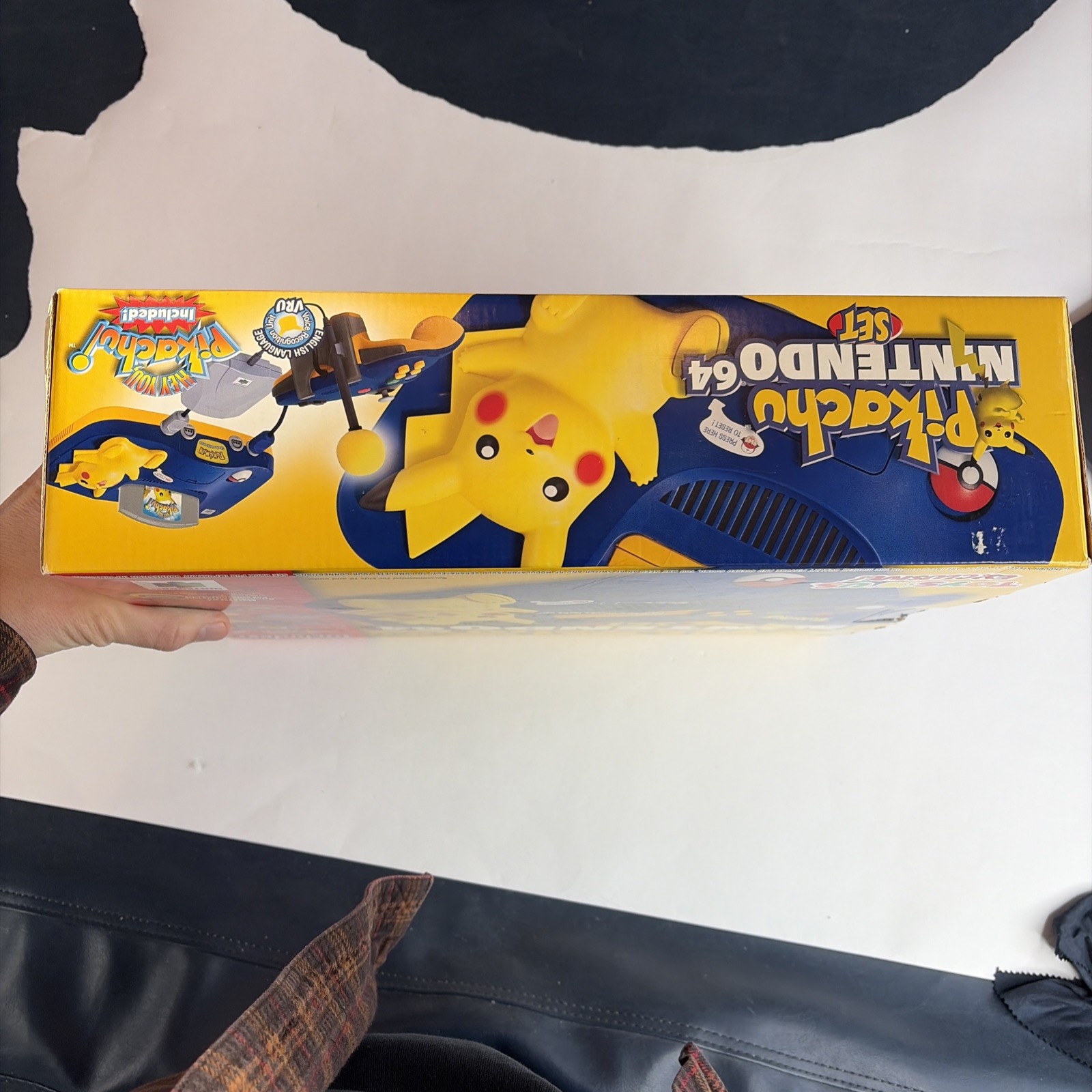 UNUSED MINT OPEN BOX Nintendo 64 Pokemon Special Pikachu Edition N64 COMPLETE