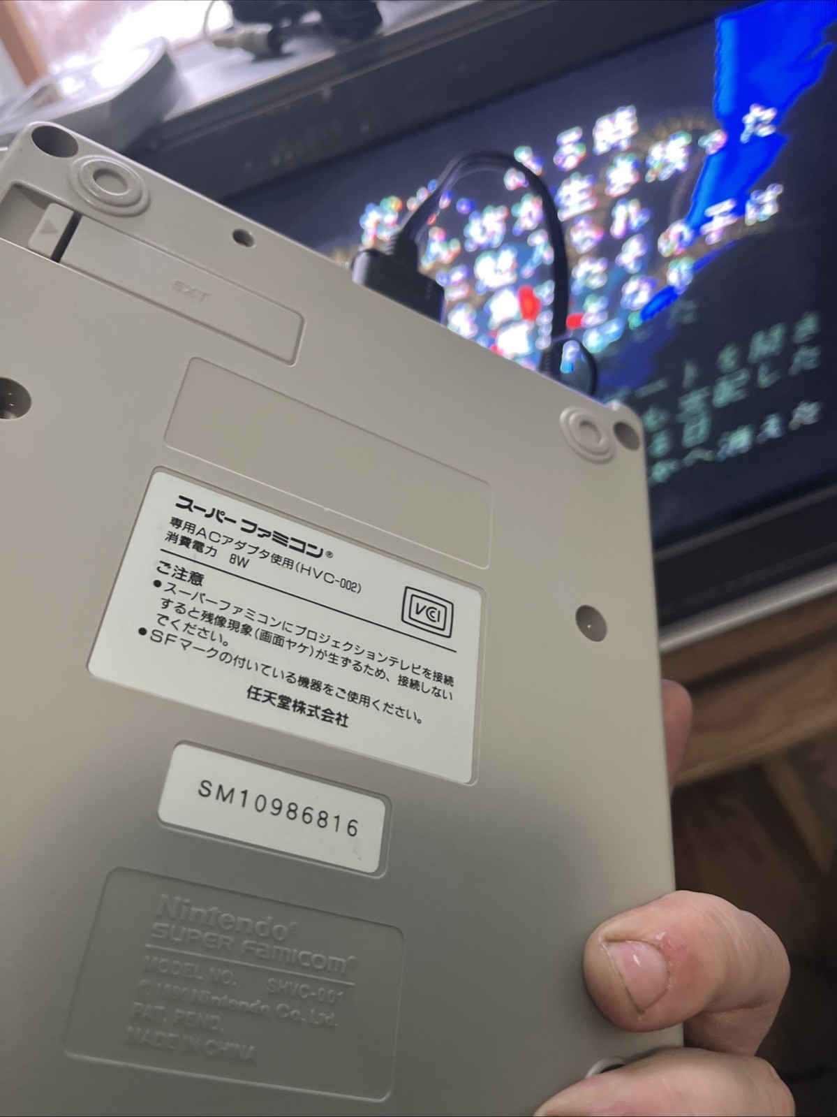 Nintendo Super Famicom Console SHVC-001 TESTED Works, NTSC-J US Seller