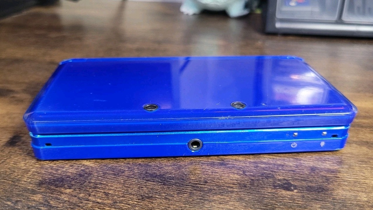 Nintendo 3DS Cobalt Blue Launch Edition NTSC-J Boxed Console w/ Insert Tested