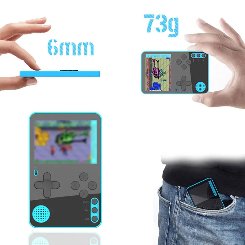 Handheld Game Console 500 Classic Games LCD Portable Retro Video Mini Game Conso