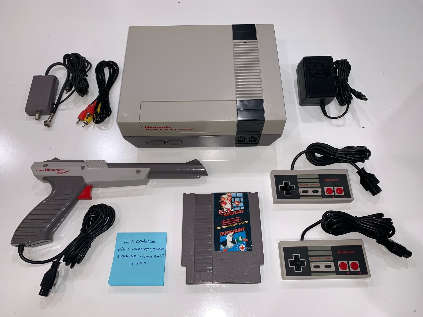 NES Nintendo System Console, New 72 Pin, Zapper, Super Mario Bros / Duck Hunt!