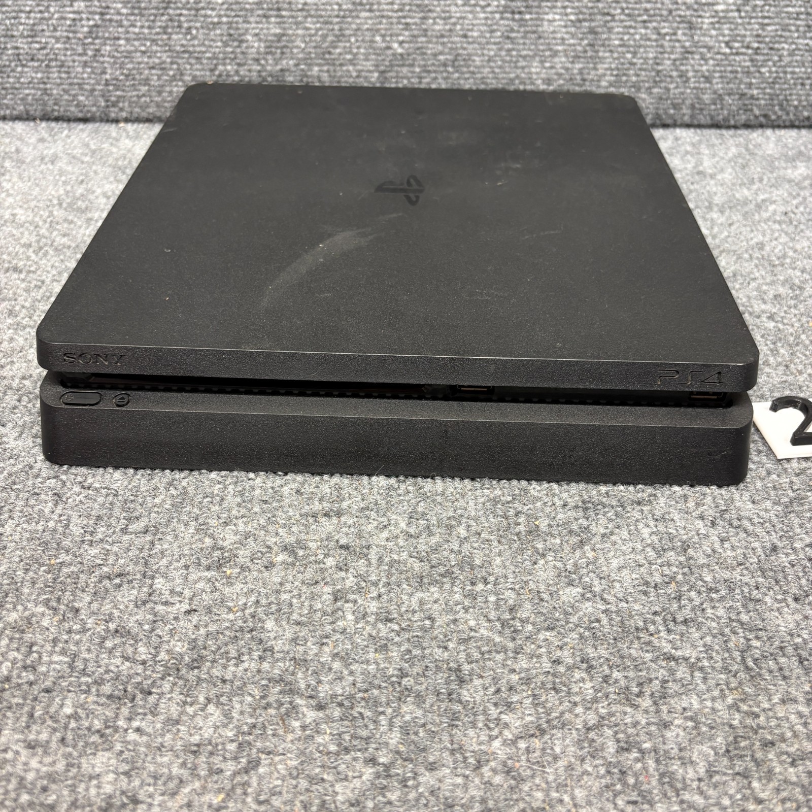 Sony PlayStation 4 Slim 1TB Console – Jet Black W/ Controller & Cables Tested