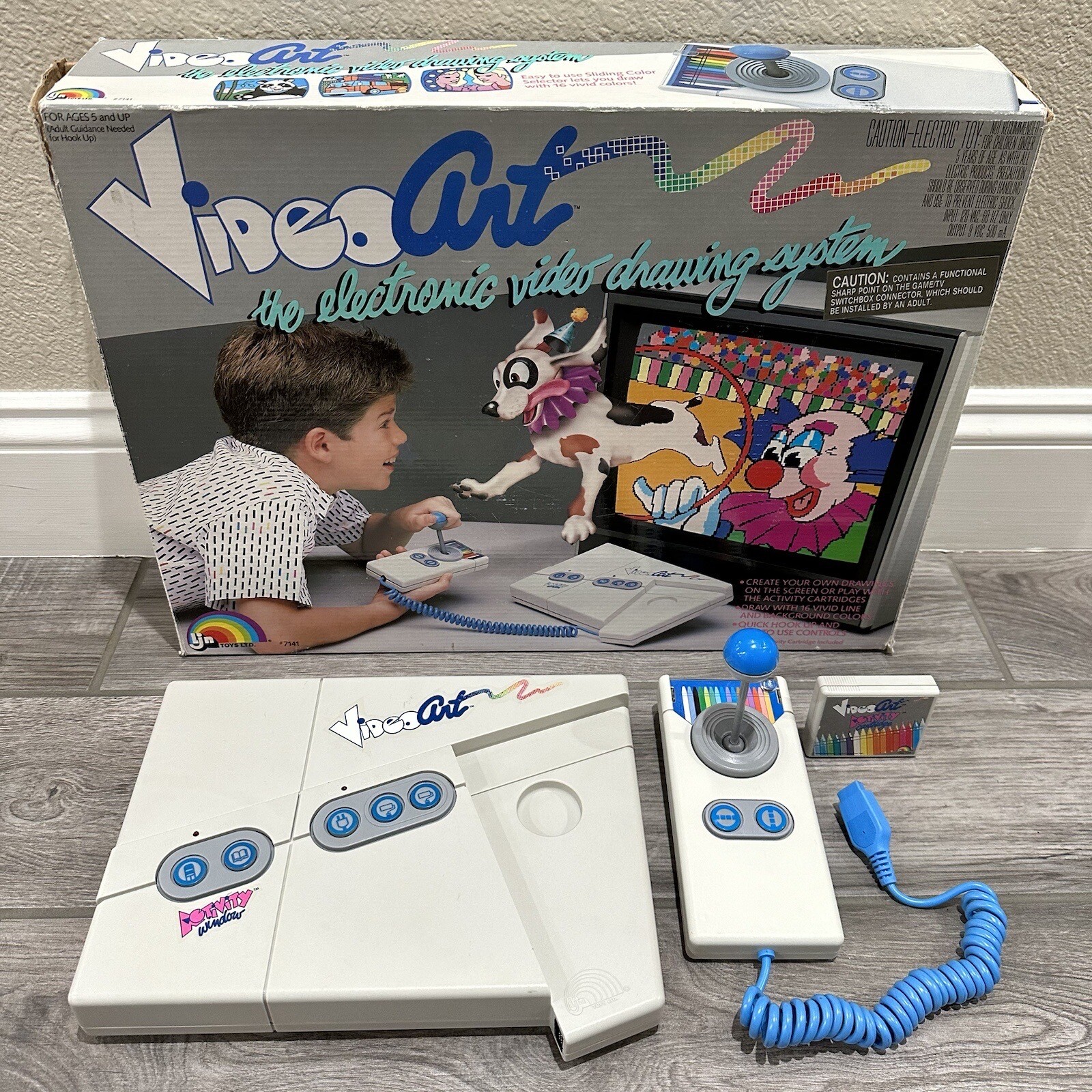 Vintage LJN Video Art Video Game Console 1987 – Model 7140A