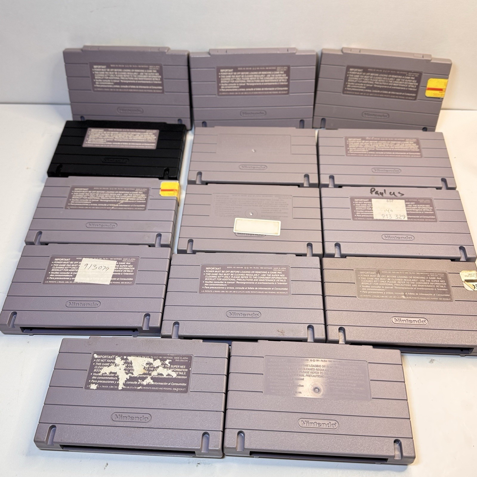 Super Nintendo SNES Console Lot & 14 Games | Tested Works