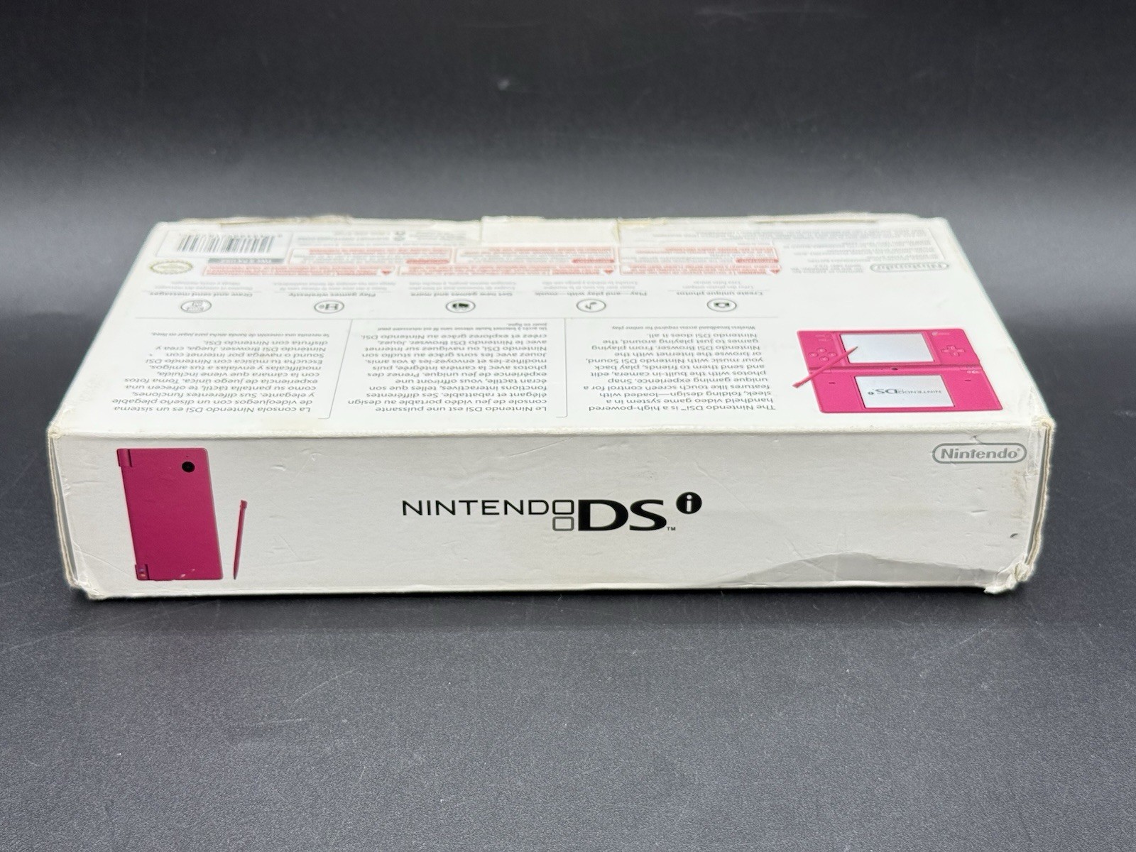 Nintendo DSi Launch Edition 256MB Pink Handheld System Game Console TWLSPA Mintt