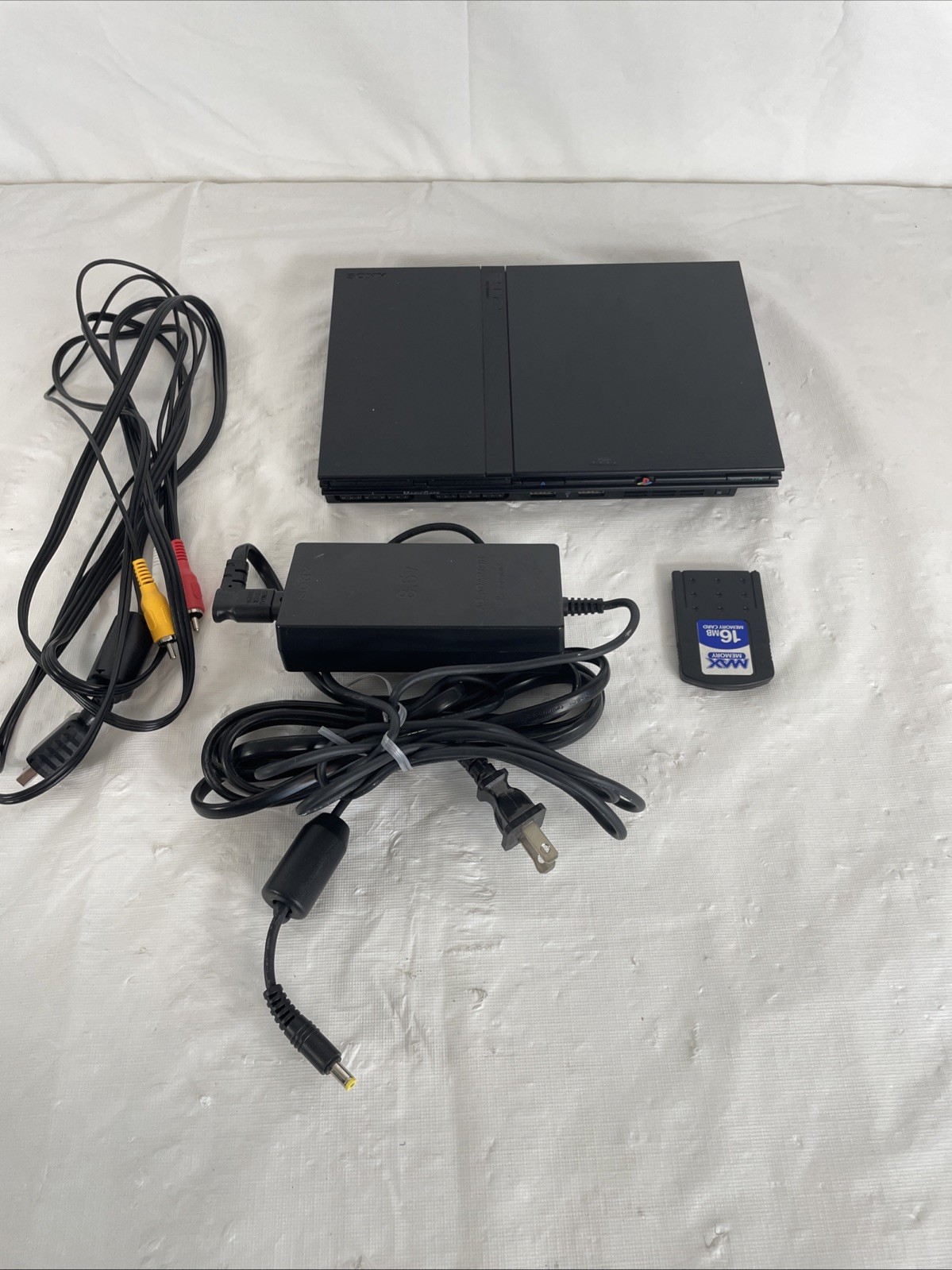 PlayStation 2 Slim SCPH-70012 CONSOLE | POWER & AV CABLE INCLUDED | TESTED WORKS