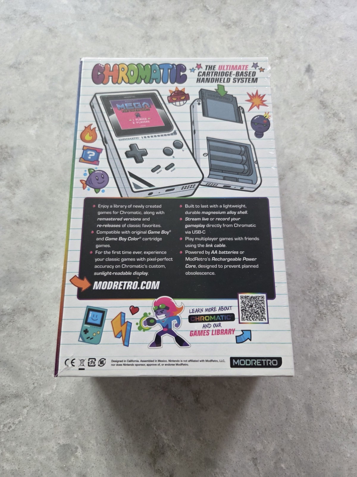 Mod Retro CHROMATIC Gorilla Glass – Midnight (New, Factory Sealed)