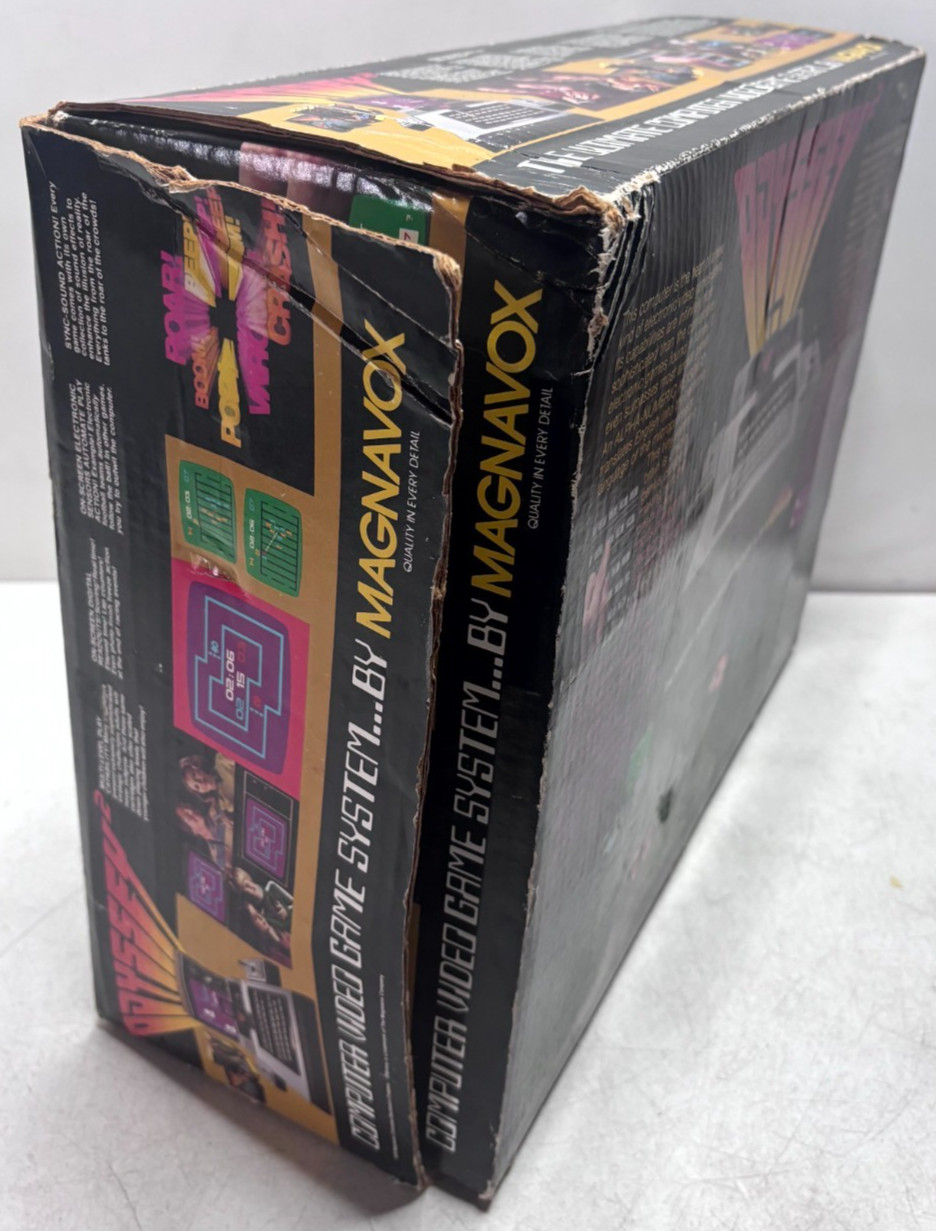 Vintage Magnavox Odyssey 2 Console Complete Boxed Bundle Model 7600 Untested