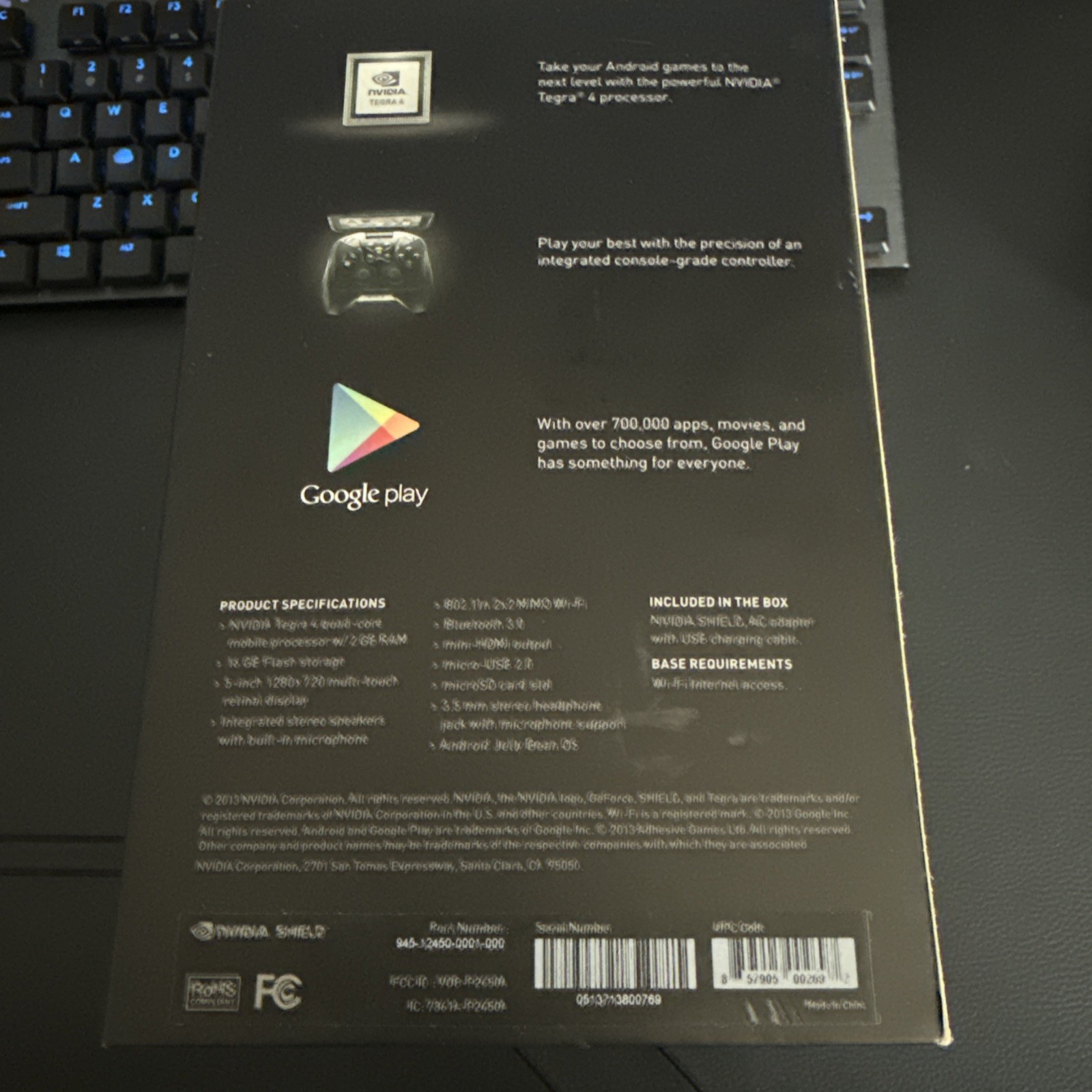 NVIDIA SHIELD Portable P2450 – Retro Android Console – Rare Collector’s Item