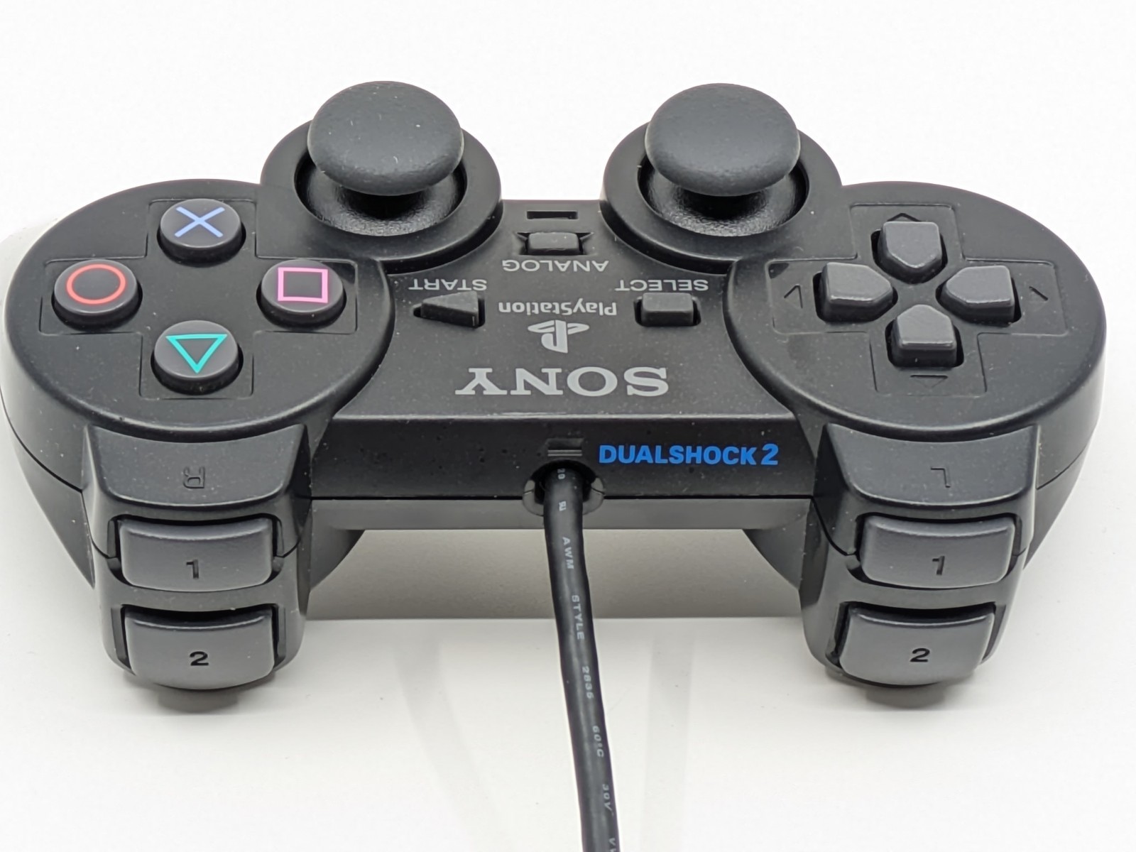 Sony PS2 Midnight Black SCPH-50000NB NTSC-J Console Tested w/ Controller 3Games