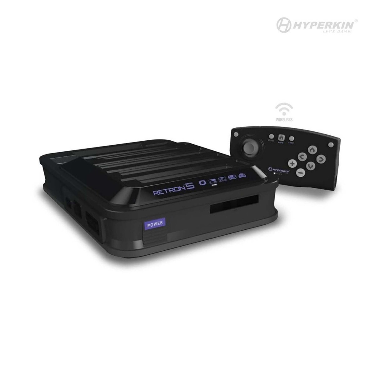Hyperkin RetroN 5 Retro for Nintendo NES SNES Sega Genesis Gameboy Games Black