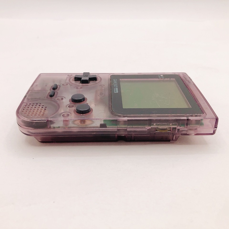 Nintendo Game Boy Pocket Console Clear Purple 5 Bundle Games Gameboy Tested