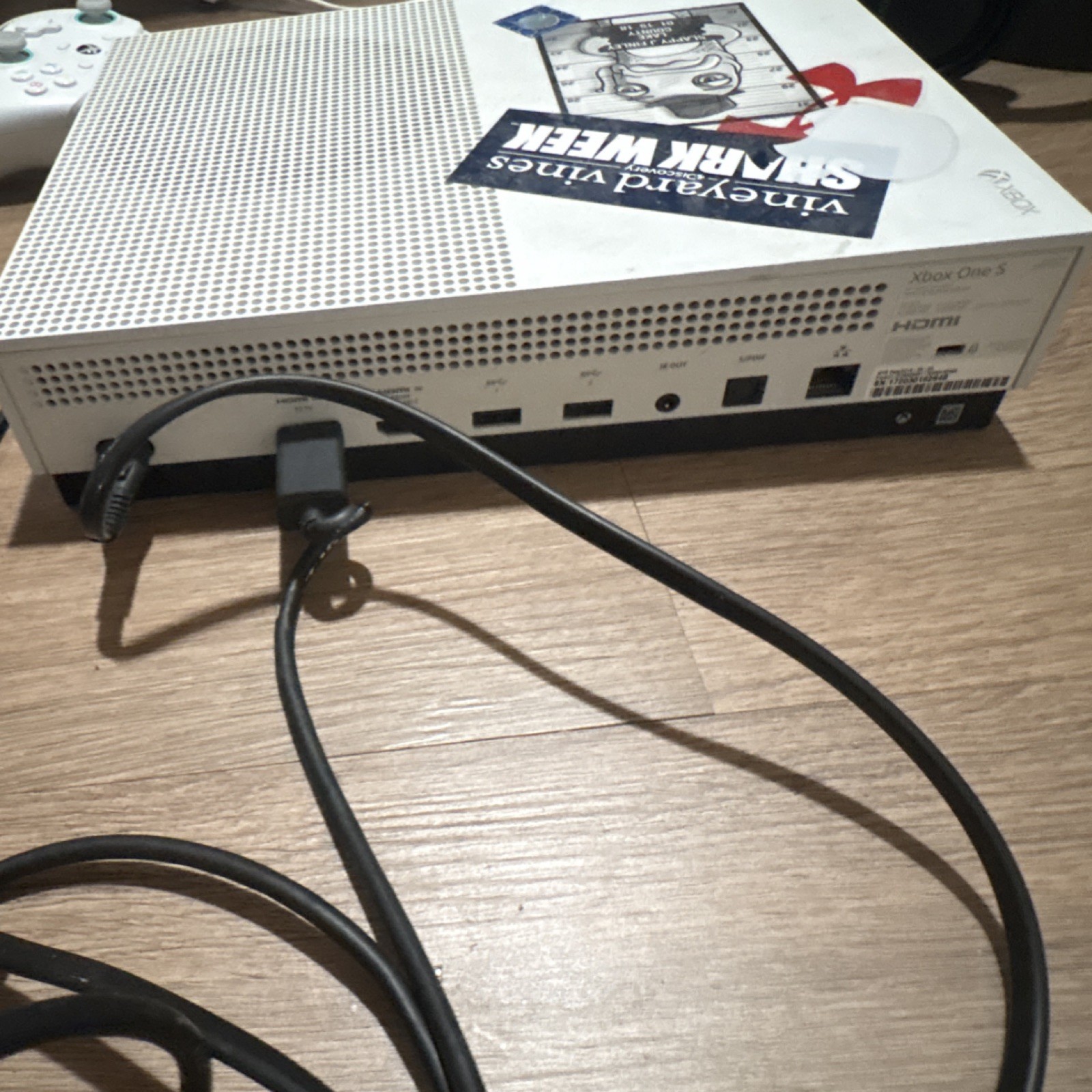 Microsoft Xbox One S White Console with Gamesir Controller and Headset