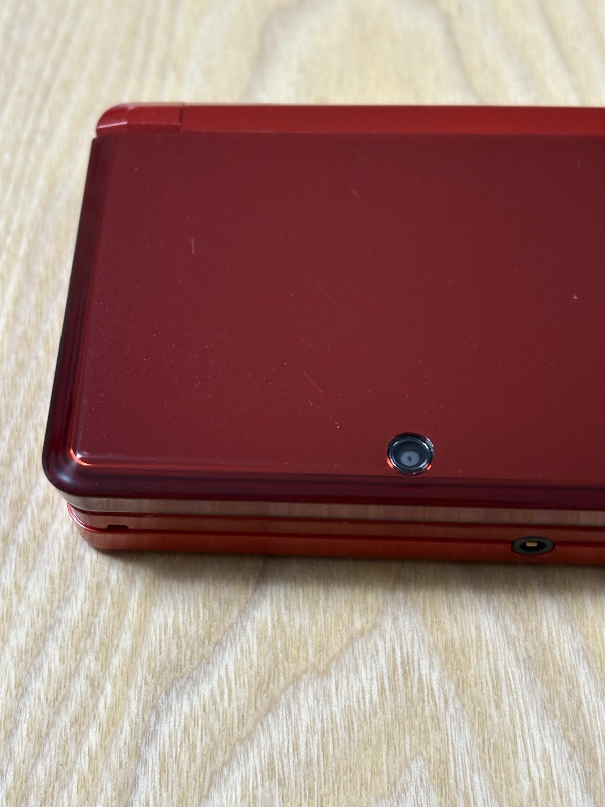 Nintendo 3DS Flame Red Console Tested Working Japan