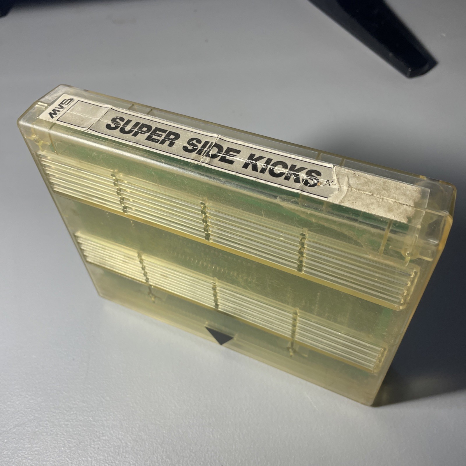 Super Sidekicks NEO GEO MVS Cartridge, Shockbox, Authentic Cart