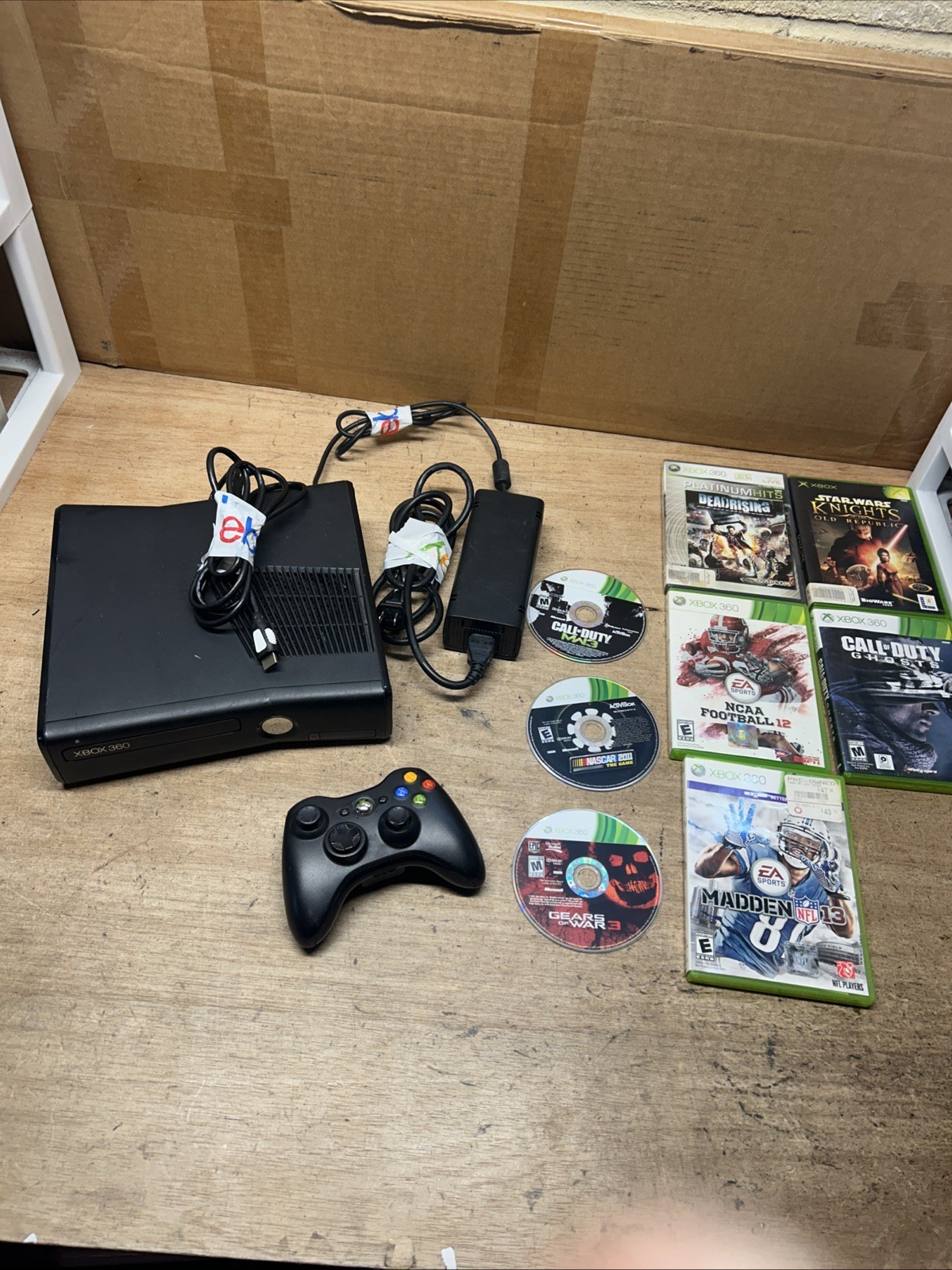 Tested Xbox 360s Model 1439 Console Bundle – Games + Controller
