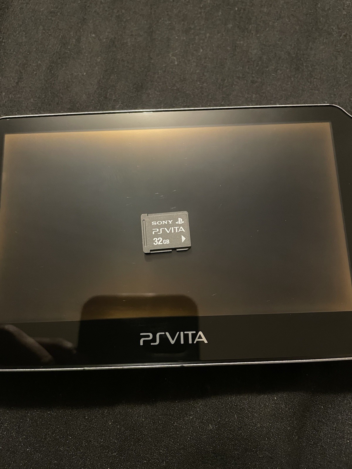 PS Vita PCH-1000 Black, Wi-Fi w/ Charger & 32GB Card (read description)