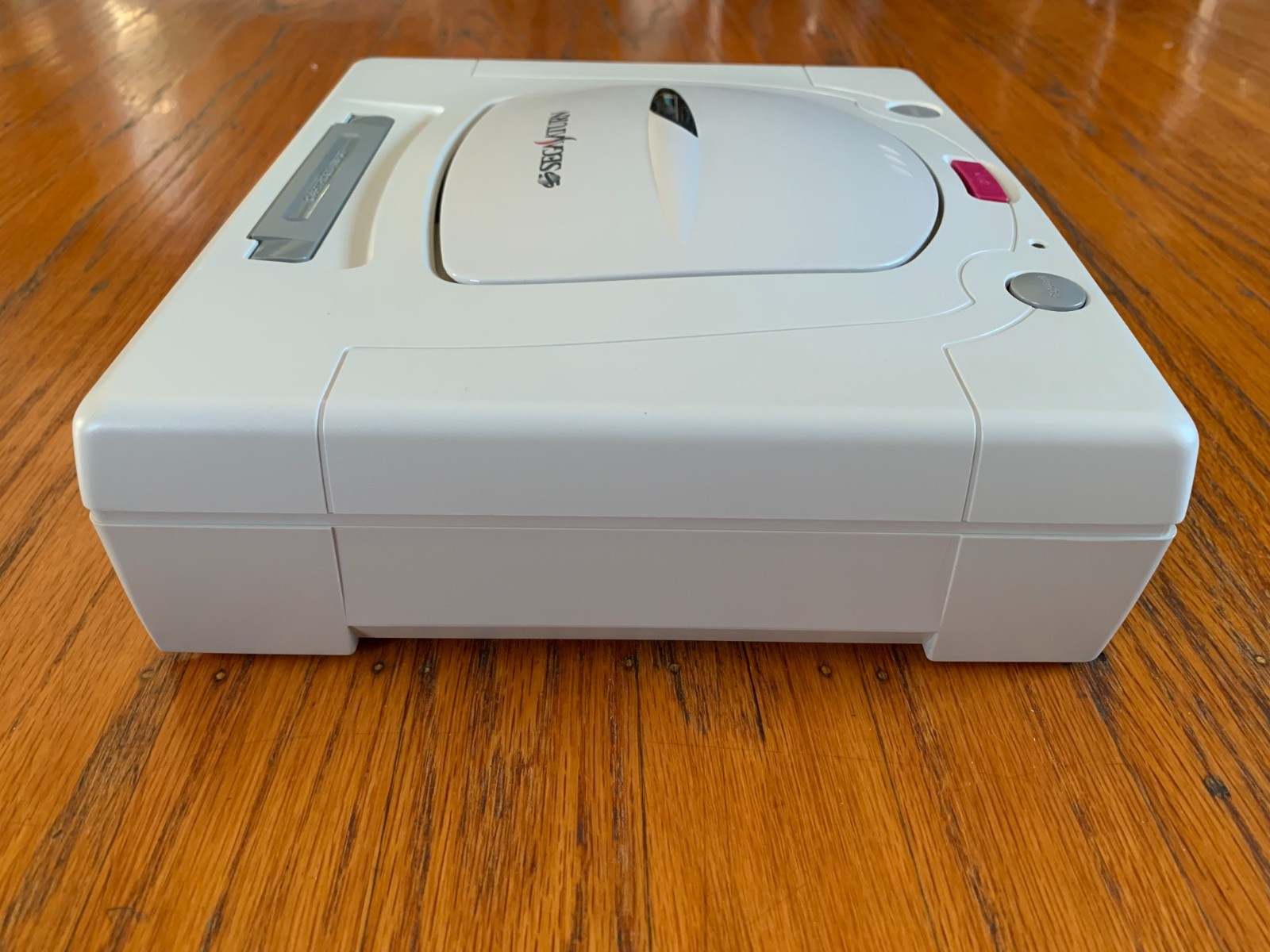 Sega Saturn white Japanese console system Fighters Megamix Daytona USA Circuit