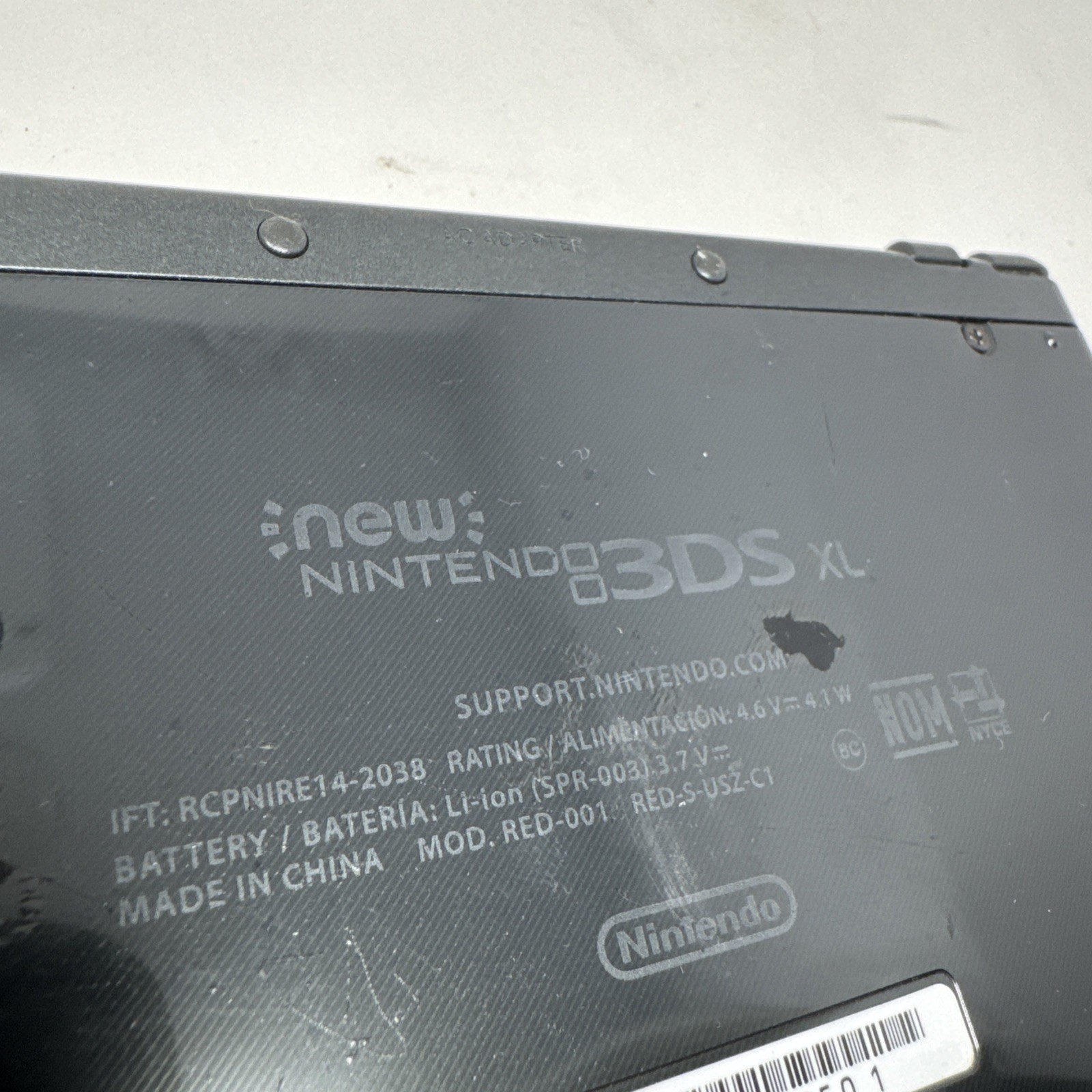 Nintendo New 3DS XL 4Gb SD card + Charger Silver Gray Black – Tested