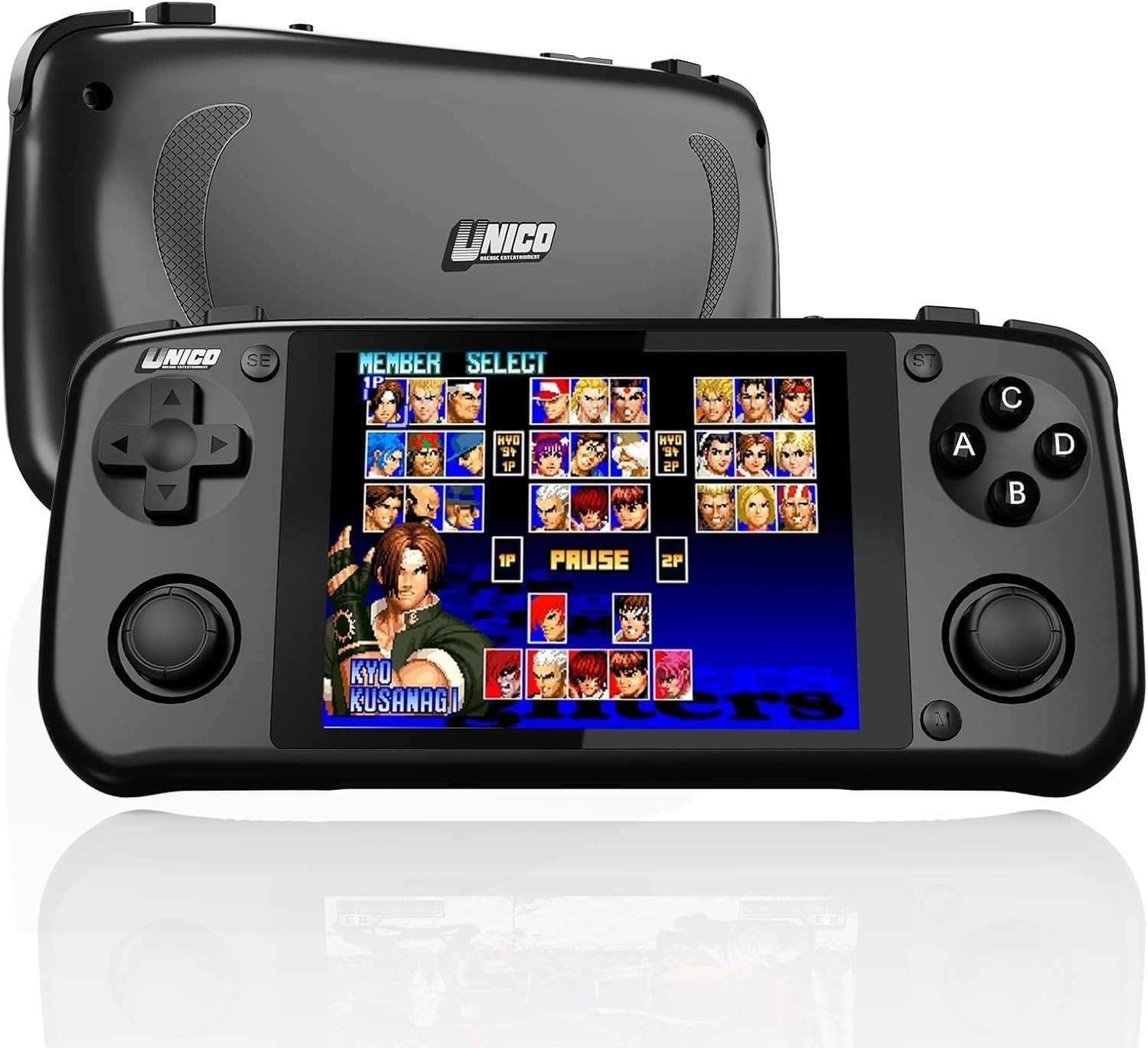 Compact Retro Gaming Console – 40 SNK Classics, HD 4″ IPS, Quad-Core, Fast Charg