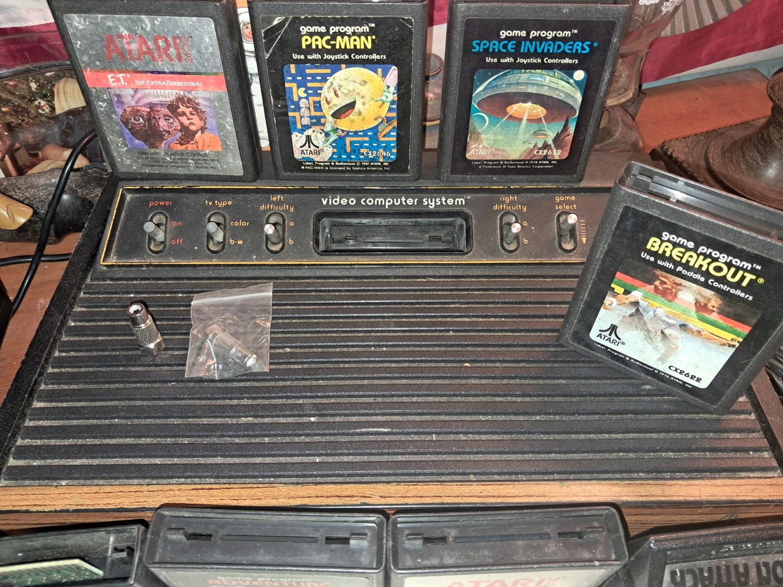 Atari Model CX 2600 39 Games And 14 Paddles