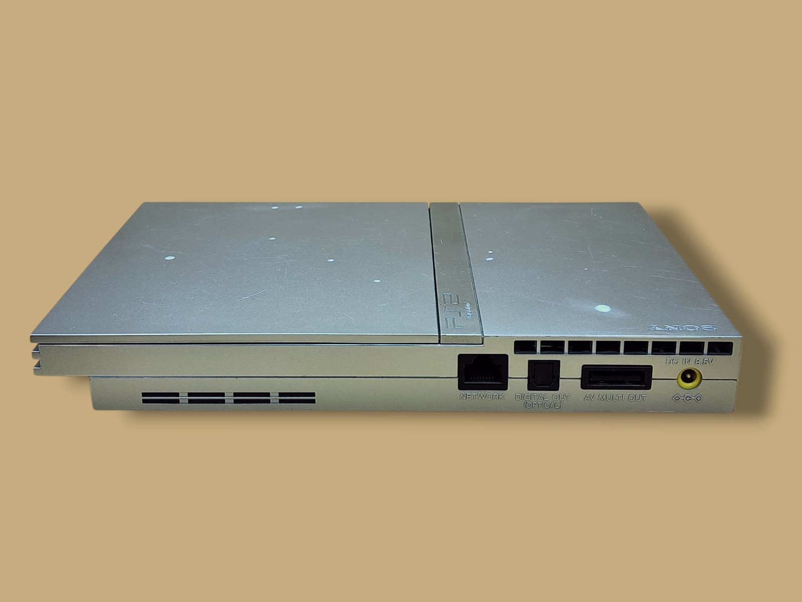 2006 PlayStation PS2 Silver Slim SCPH-77001 Video Game Console – Parts Only