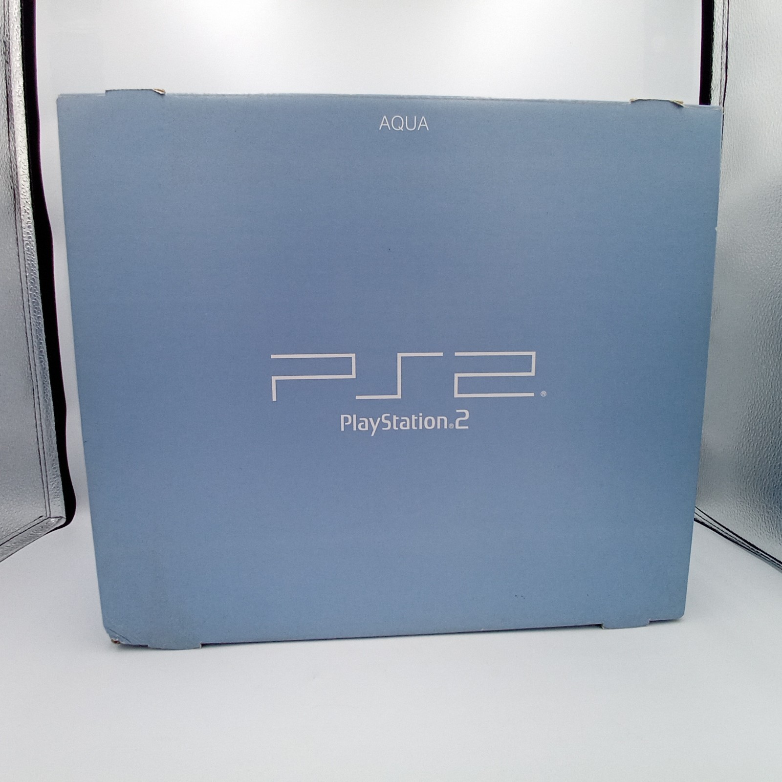 PS2 PlayStation 2 Console Aqua Blue SCPH-39000 Boxed Japanese CIB Complete
