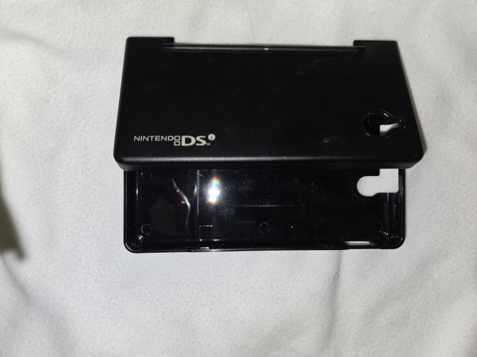Nintendo DSi Matte Black Console TWL-001 W/ Charger & Cover Tested Works EUC