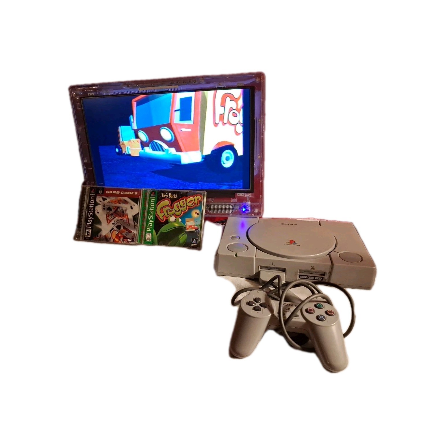 Sony PlayStation 1 Gray Console Tested Works TV Not Included