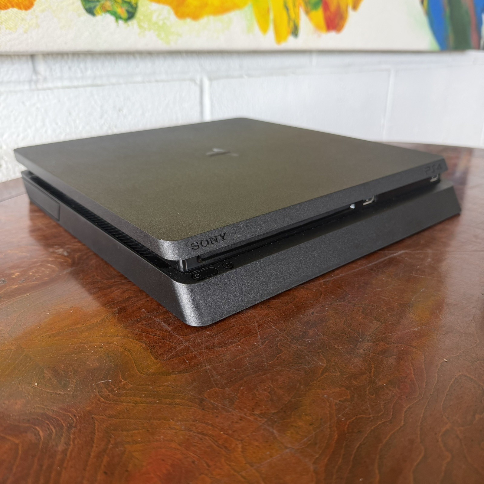 Sony PlayStation 4 Slim 1TB Black PS4 Console CUH-2215B w/ Controller READ DESC.