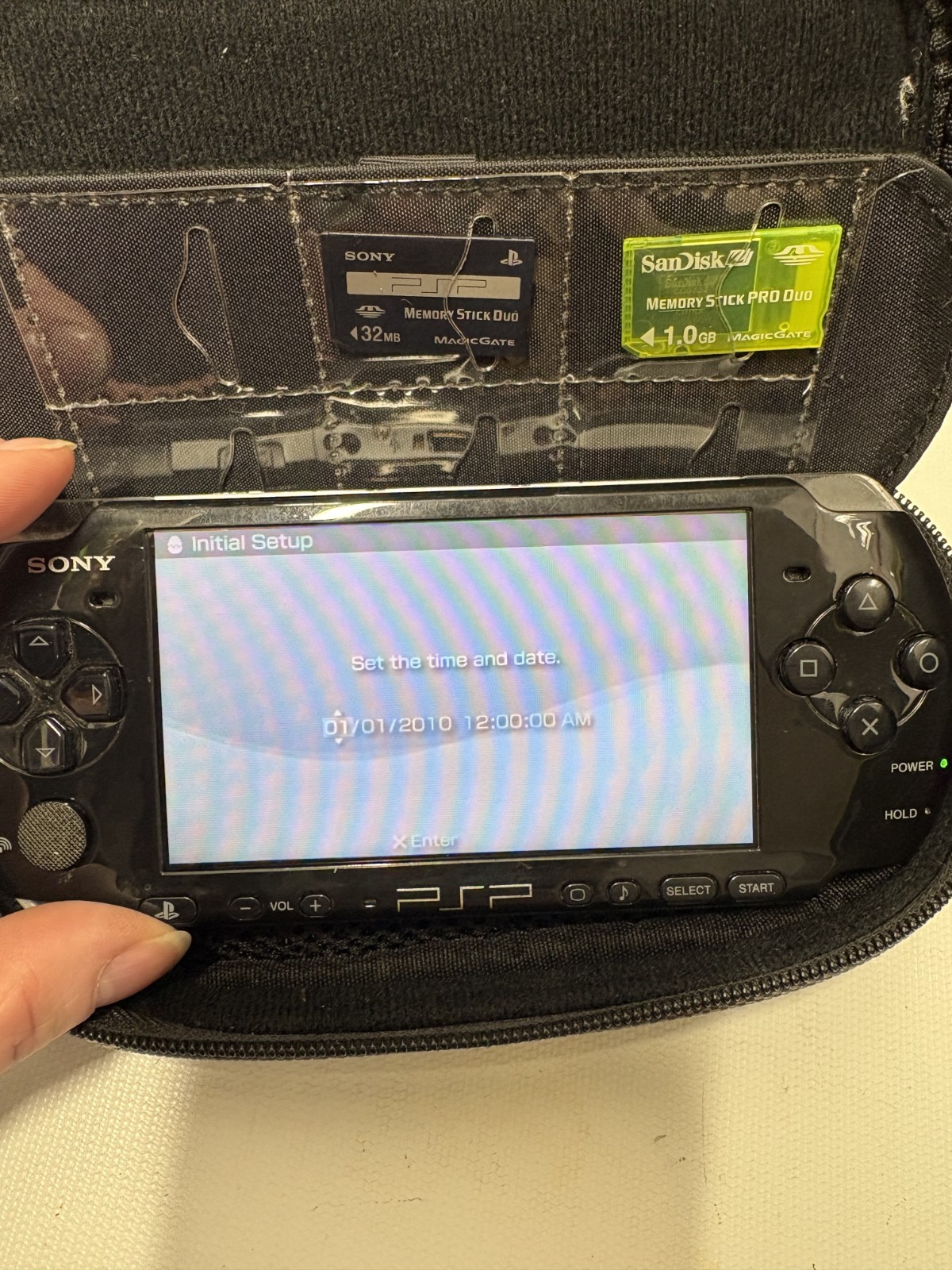 Sony PSP Lot 3001 w/ case, 17 Games, 3 Movies, TESTED, New battery & charger