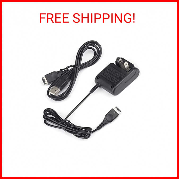 Gameboy Advance SP Charger, Nintendo DS AC Adapter, GBA SP USB Power Cable