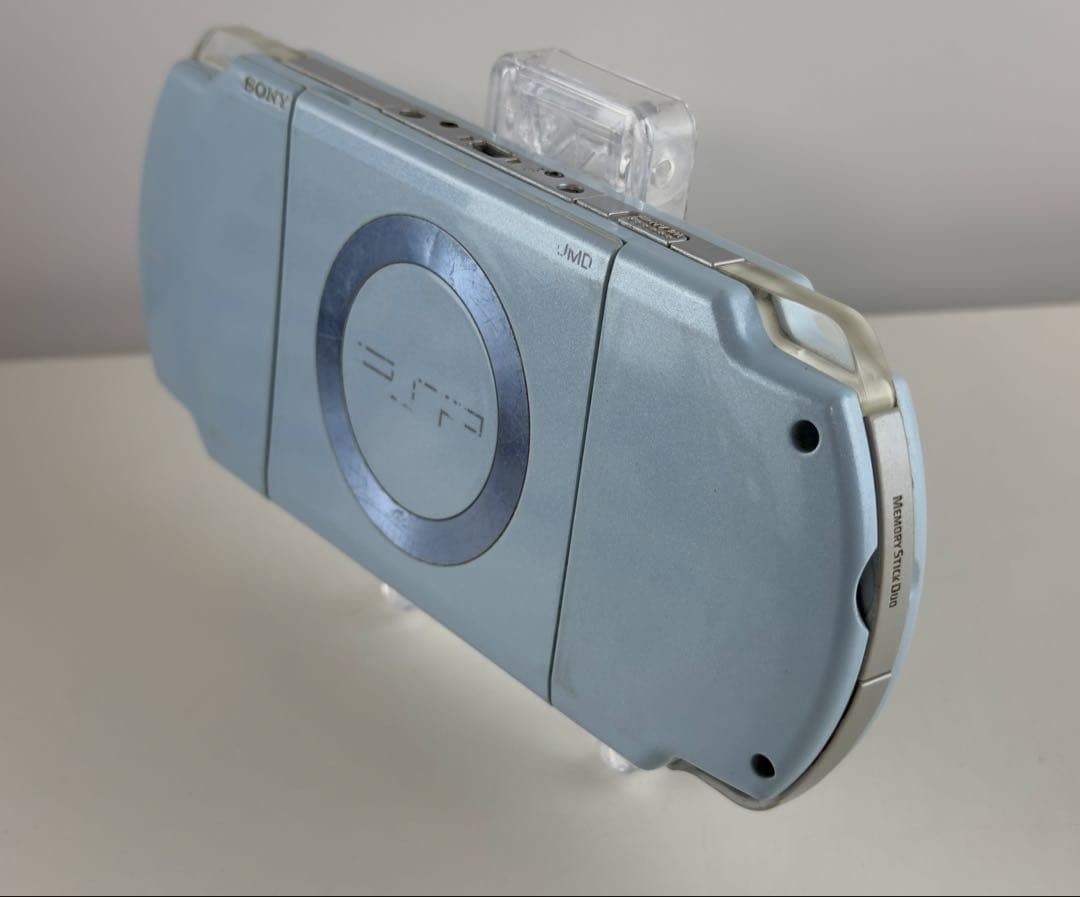 Rare Sony PSP-2000 Felicia Blue Console Region Free w/ Charger Tested Japan