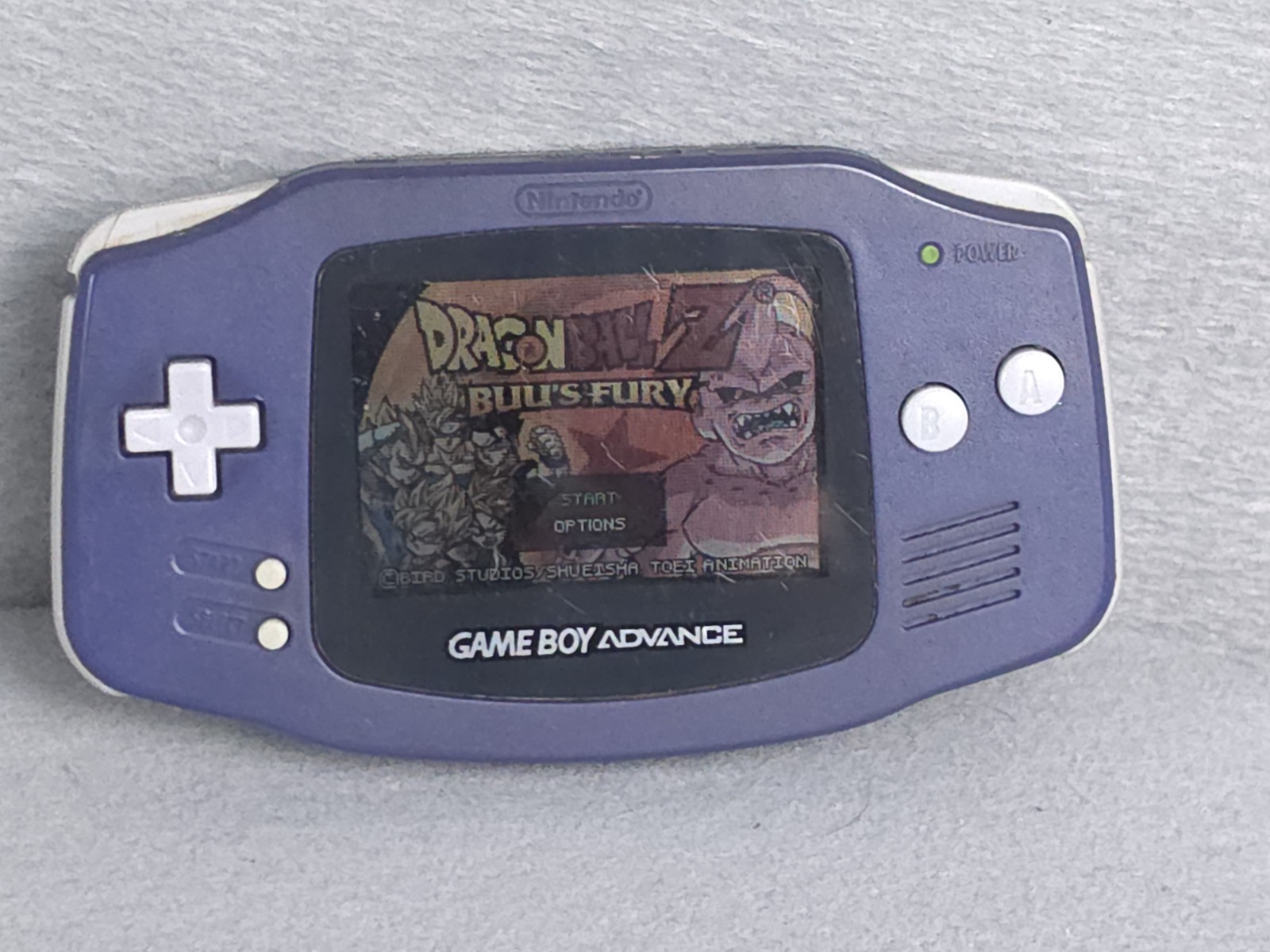 Nintendo Game Boy Advance Handheld System Indigo Purple Tested & Works!