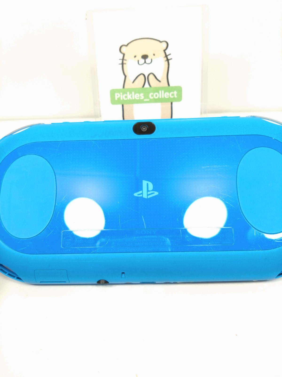 Sony PS Vita Aqua Blue PCH-2000 ZA23 Console only Wi-Fi PSV Slim Tested 0603E