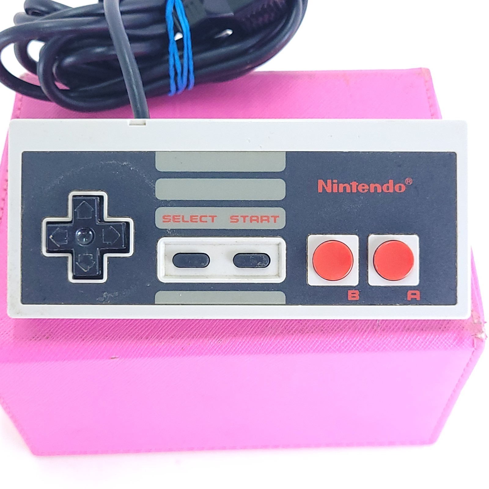 Original NES Nintendo System Console + 2 Controllers, AC Adapter, & A/V Cable