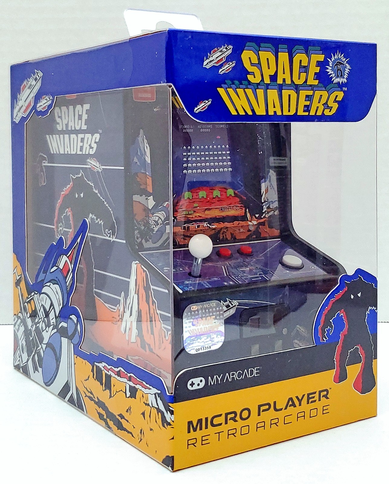 👾 SPACE INVADERS My Arcade TAITO Retro Player Machine w/Backlit Marquee 🆕 NEW!