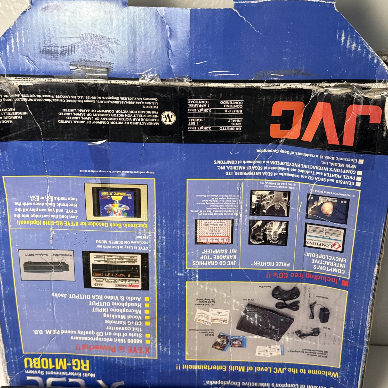 JVC X’Eye Console Bundle w/ Box Controller Games Tested Read Description