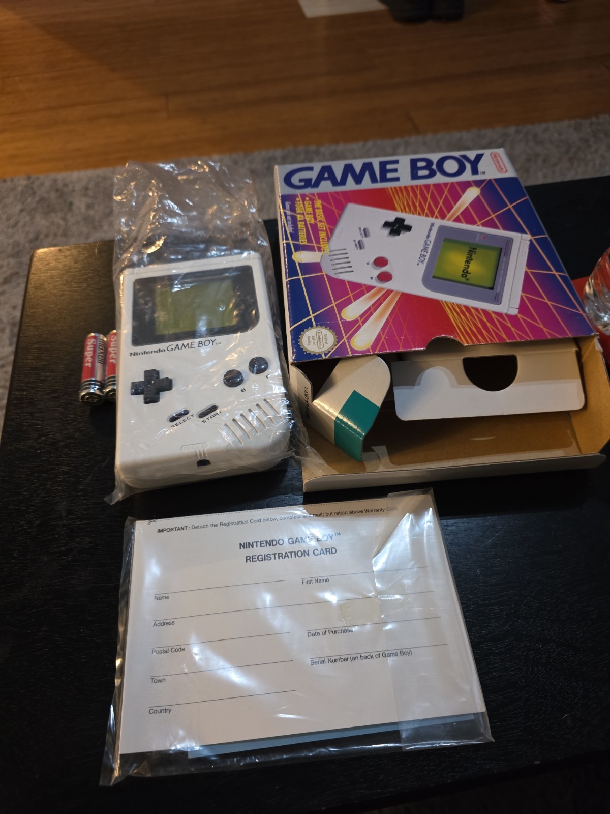Original Nintendo Game Boy Console White New In Box German Release Play It Loud