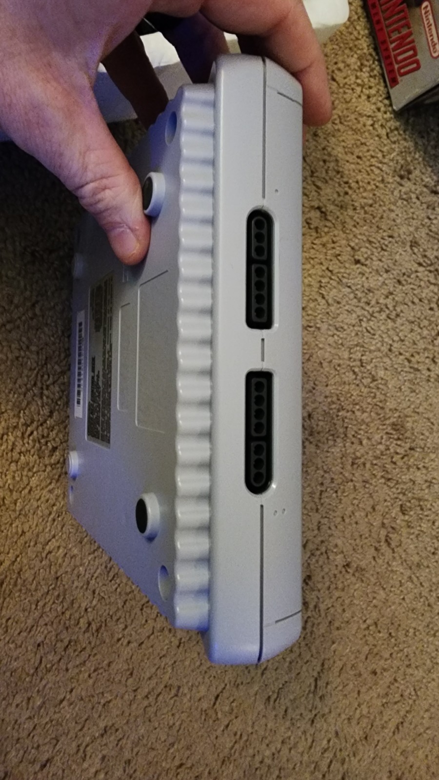 Super Nintendo SNES Mini JR Console In Box SNS-101-Bundle Lot-1 Game