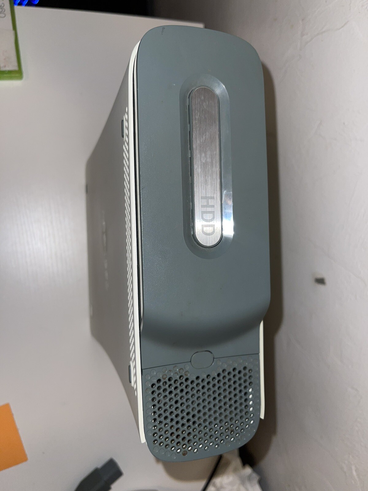 White Microsoft Xbox 360 Console Only Tested, No Cables, 2 Games