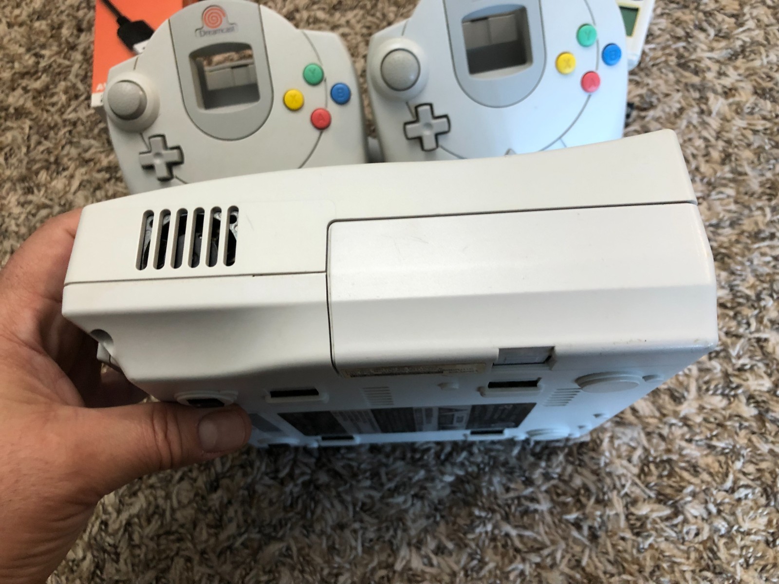 Sega Dreamcast Console System HKT-3020 With 2 Controllers & Memory Card TESTED!